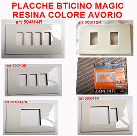 Bticino Magic Placche Resina Colore Avorio