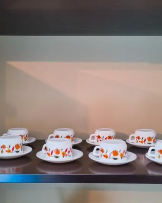 Set tazzine da 12 ARCOPAL - anni '70