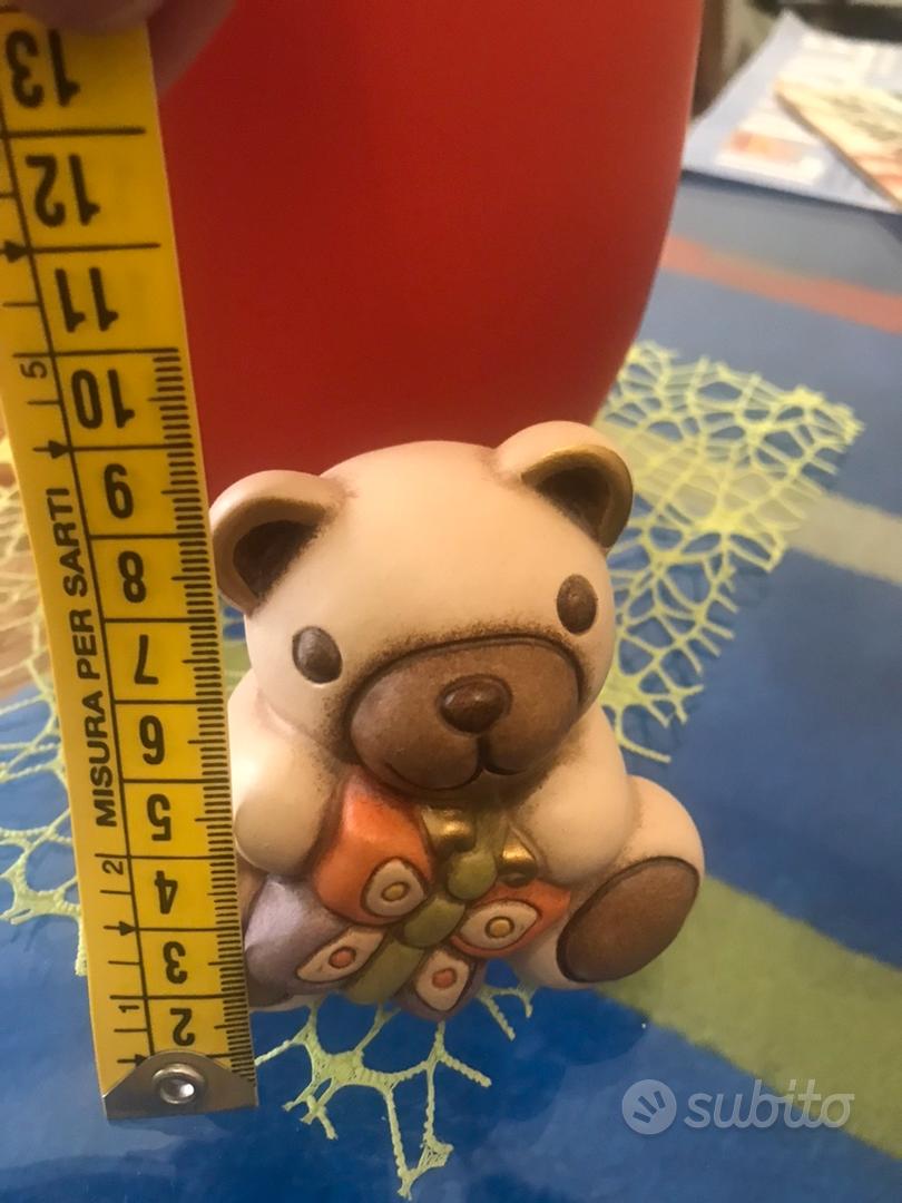 Orsacchiotto Orsetto Thun Con Farfalla Teddy Orsetto In Ceramica