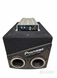 Subwoofer Pioneer + Amplificatore Audison LR604XR