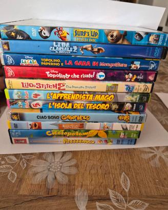 n. 11 dvd cartoni animati