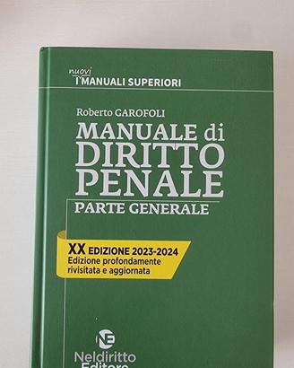 Manuale di diritto penale - Garofoli