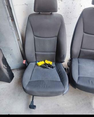 sedili bmw e90 tessuto nero