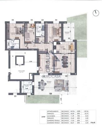 R-166 A9 ATTICO CON TERRAZZO