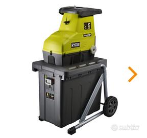 biotrituratore ryobi elettrico