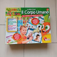 Gioco super quiz Il Corpo Umano Lisciami età 3-6