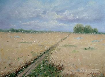 Quadro Fatto a mano Olio su tela Paesaggio 30x24