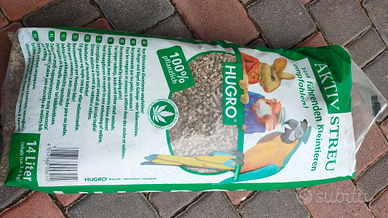 Lettiera per roditori e voliere