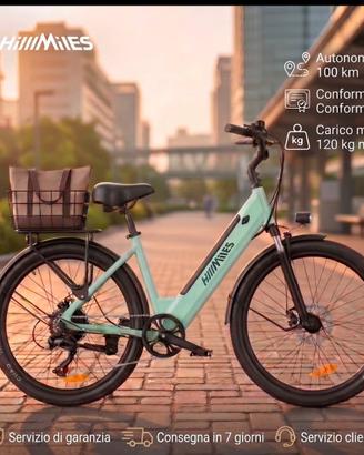 Ebike hillmiles ancora imballata