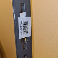 montante angolare acciaio martellato h200