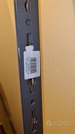 montante angolare acciaio martellato h200