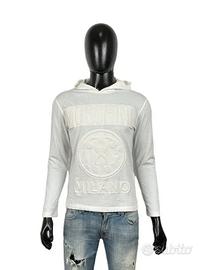 maglia cappuccio moschino uomo taglia 44 S Cotone