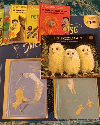 Set libri per bambini con "I tre piccoli gufi"