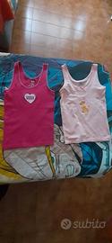 Set di due canottiere per bambina XS Disney