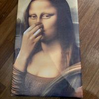 Quadro tela Mona Lisa 41x26cm