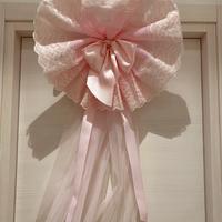 Coccarda/fiocco nascita rosa