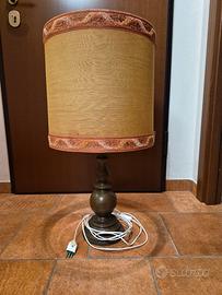 lampada in ottone 