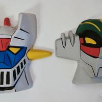 Maschere Mazinga e Jeeg in coppia 