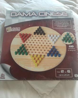 Dama Cinese in legno zig Zag Classic nuova 