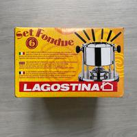 Nuovo Set Fonduta Lagostina Acciaio Inox