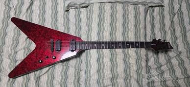 Schecter V-1 Apocalypse Red Reign Chitarra