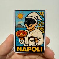 Calamita Souvenir Napoli Pulcinella Caffè Pizza