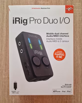 IK Multimedia iRig Pro Duo I/O – Scheda audio/MIDI