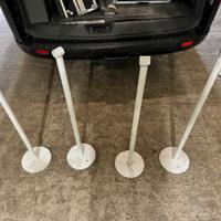 paletti di delimitazione passacorda  - bianchi