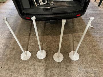 paletti di delimitazione passacorda  - bianchi