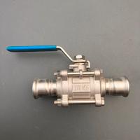 Valvola a sfera a pressare, acciaio inox 316