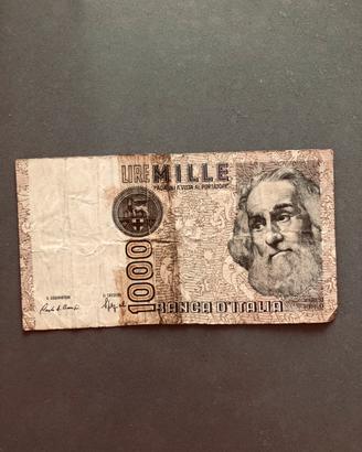 Banconota Mille lire Marco Polo