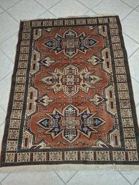 Tappeto Orientale Geometrico Stile Caucasico 