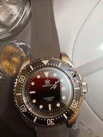 Steeldive SD -QUADRANTE ROSSO SCURO/NERO