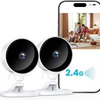 Telecamera WiFi Interno 1080P Visione Notturna