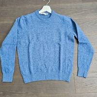 Maglione Lana Combipel azzurro blu taglia M