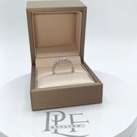 Anellp Eternità con Diamanti Moissanite da 0.1 ct