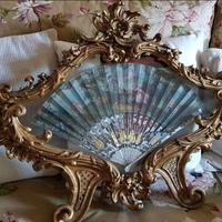 Ventaglio antico '700 con cornice