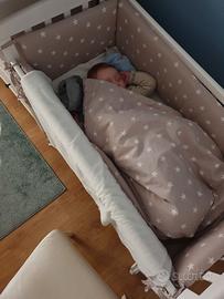 Picci Lettino co-sleeping Bianco Lella con tessili