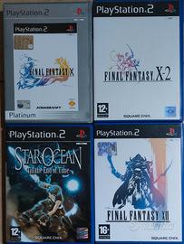 Lotto GDR PS2 - Final Fantasy (X, X-2, XII) + Star
