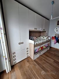 Cameretta con 2 letti a ponte 360x257x60