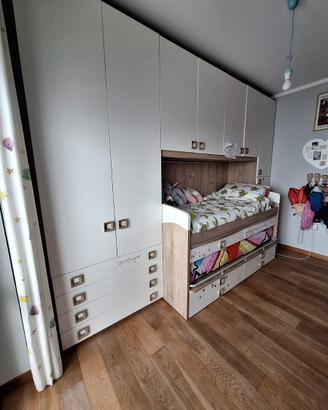 Cameretta con 2 letti a ponte 360x257x60