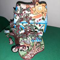 Statuetta casetta in ceramica