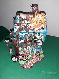 Statuetta casetta in ceramica