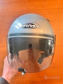Casco jet Driver grigio metallizzato