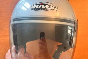 Casco jet Driver grigio metallizzato