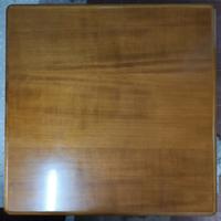 Tavolino da salotto in noce Tanganica 90 x 90 h.36