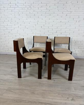 Sedie Asnaghi 273 modernariato italiano anni  '60