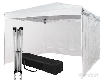 GAZEBO 3X3 RICHIUDIBILE CON 3 PARETI LATERALI