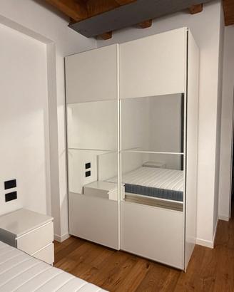 Armadio Pax Ikea ante scorrevole con specchio