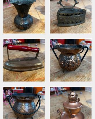 Oggetti vintage di rame